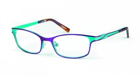 J.F. Rey KISS Eyeglasses, Purple - Blue (7520)