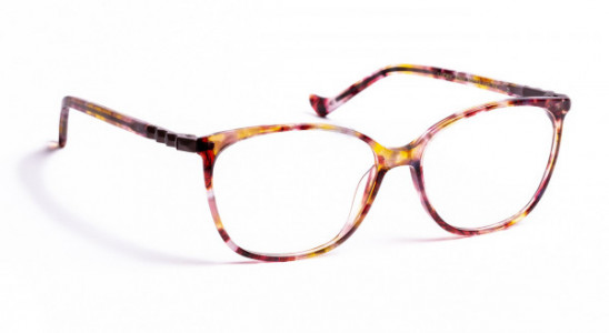 J.F. Rey LUCKY Eyeglasses, LUCKY 8260 PINK MANDARIN MARBLE/CHOCOLATE (8260)