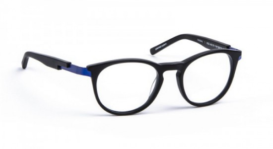 J.F. Rey NASSAU Eyeglasses, Black / Electric blue (0022)