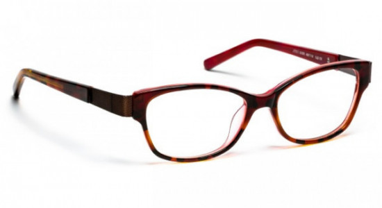 J.F. Rey JOSE Eyeglasses, RED DEMI/BROWN (9080)