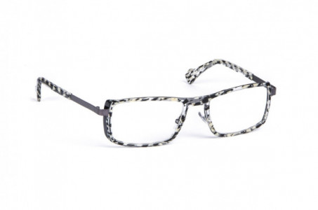 J.F. Rey JF2647 Eyeglasses, BLACK WHITE/GREY (0503)