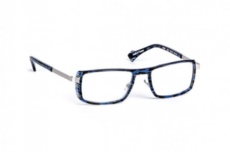J.F. Rey JF2647 Eyeglasses, BLUE STRIPPED/SILVER (2213)