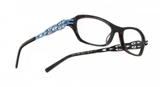 Boz by J.F. Rey ROCK Eyeglasses, Black - Blue (0522)