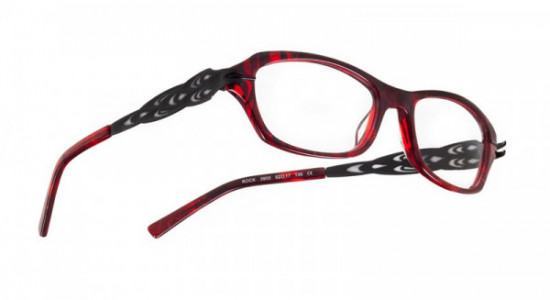 Boz by J.F. Rey ROCK Eyeglasses, Red - Black (3900)