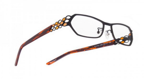 Boz by J.F. Rey RACHEL Eyeglasses, Black -Orange (0062)