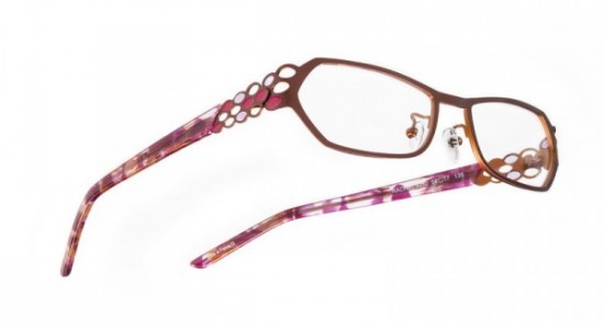 Boz by J.F. Rey RACHEL Eyeglasses, Brown - Pink (9282)