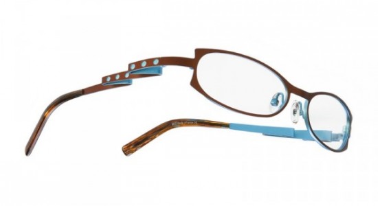 Boz by J.F. Rey NOCOMMENT Eyeglasses, Brown - Blue (9222)