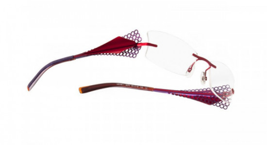Boz by J.F. Rey NEIGE1 Eyeglasses, Red - Purple (3070)