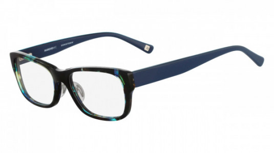Marchon M-TRINITY Eyeglasses, (320) TEAL TORTOISE