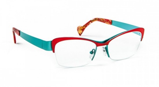 Boz by J.F. Rey VENTURA Eyeglasses, Red - Turquoise (3022)