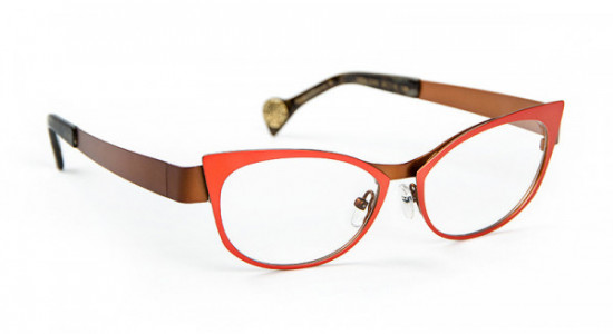Boz by J.F. Rey VIDA Eyeglasses, Orange - Brown (6292)