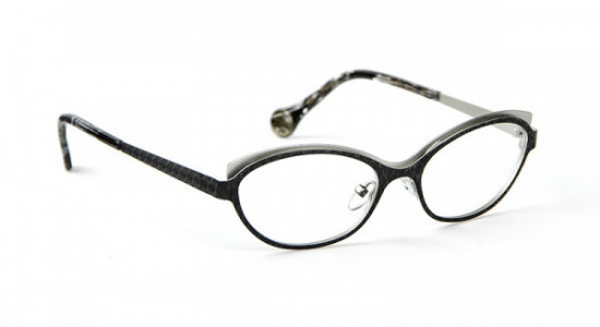 Boz by J.F. Rey VISTA Eyeglasses, Black - Silver (0010)