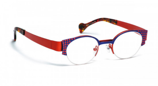 Boz by J.F. Rey WILLY Eyeglasses, WILLY 2064 BLUE/CORAL (2064)