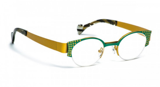 Boz by J.F. Rey WILLY Eyeglasses, WILLY 4955 EMERALD/GOLD (4955)