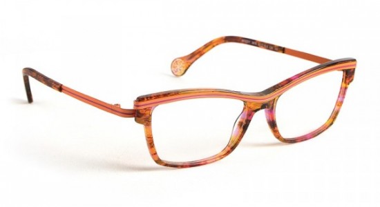Boz by J.F. Rey WOODY Eyeglasses, Orange - Pink (3878)