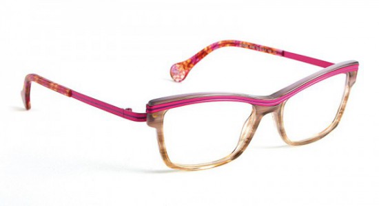 Boz by J.F. Rey WOODY Eyeglasses, Brown - Pink (8780)