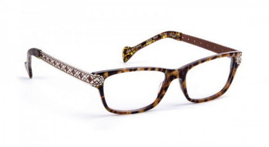Boz by J.F. Rey ZIGGY Eyeglasses, Golden panther / White-brown (9010)