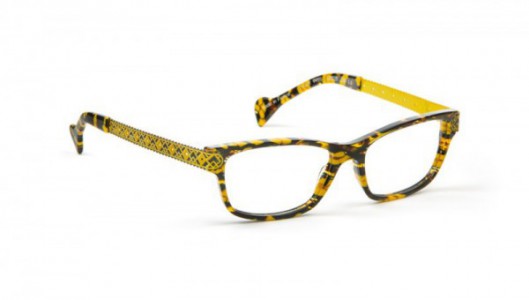 Boz by J.F. Rey ZIGGY Eyeglasses, Yellow marble / Brown (9955)