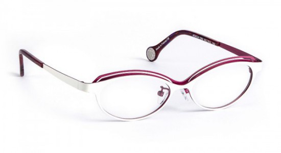 Boz by J.F. Rey ACACIA Eyeglasses, White - Fushia (1082)