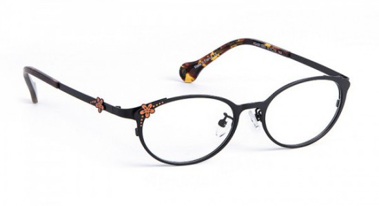 Boz by J.F. Rey ASAMI Eyeglasses, Black - Orange flowers (0060)