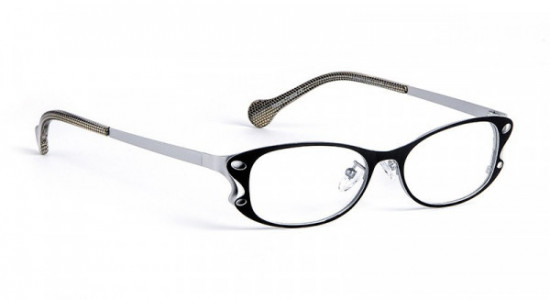 Boz by J.F. Rey AWAYA Eyeglasses, Black - Matt silver (0013)