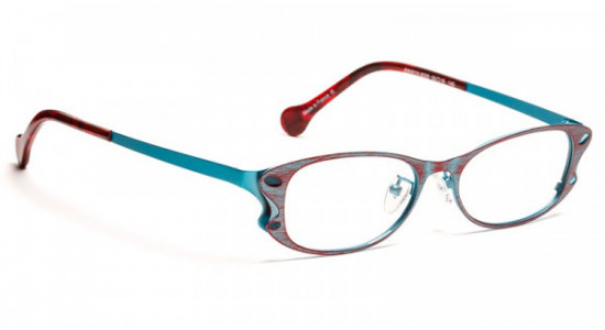 Boz by J.F. Rey AWAYA Eyeglasses, AWAYA 2030 RED/BLUE BRUSHED / TURQUOISE (2030)