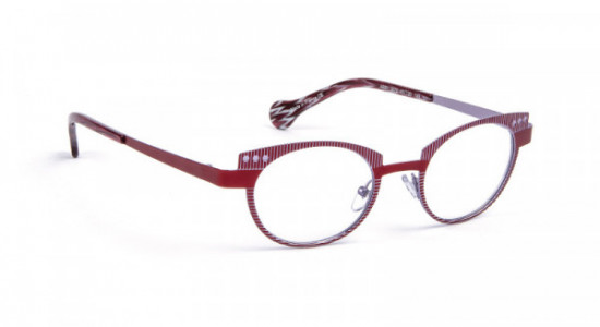 Boz by J.F. Rey ABBY Eyeglasses, RED/LILAC (3070)