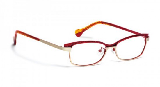Boz by J.F. Rey BLONDIE Eyeglasses, BLONDIE 3010 RED/WHITE (3010)
