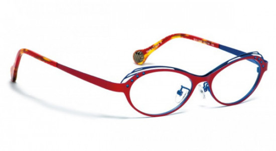 Boz by J.F. Rey BOA Eyeglasses, RED/BLUE + ST CAPRI BLUE (3020)