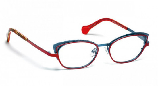 Boz by J.F. Rey BRITNEY Eyeglasses, RED/SKY BLUE (3020)