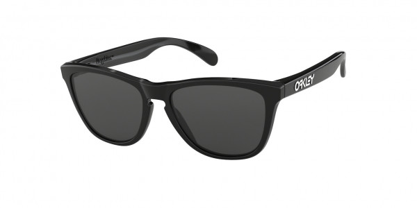 Oakley OO9013 FROGSKINS Sunglasses, 24-306 FROGSKINS POLISHED BLACK GREY (BLACK)