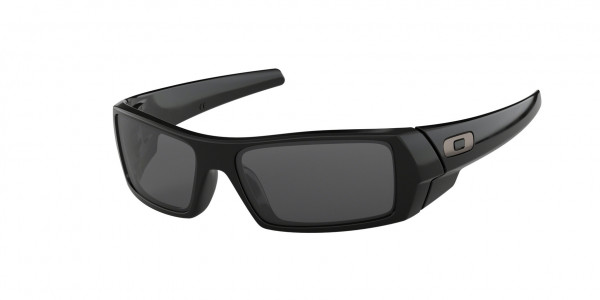 Oakley OO9014 GASCAN Sunglasses, 03-471 GASCAN POLISHED BLACK GREY (BLACK)