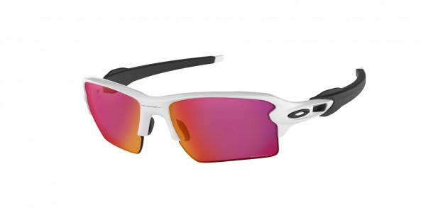 Oakley OO9188 FLAK 2.0 XL Sunglasses, 918803 FLAK 2.0 XL POLISHED WHITE PRI (WHITE)