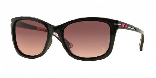 Oakley OO9232 DROP IN Sunglasses, 923212 POLISHED BLACK/YSC (BLACK)