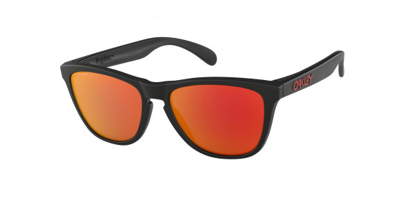 Oakley OO9245 FROGSKINS (A) Sunglasses, 924563 FROGSKINS (A) MATTE BLACK PRIZ (BLACK)