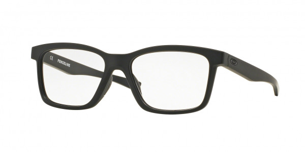 Oakley OX8069 FENCELINE Eyeglasses, 806906 SATIN BLACK (BLACK)