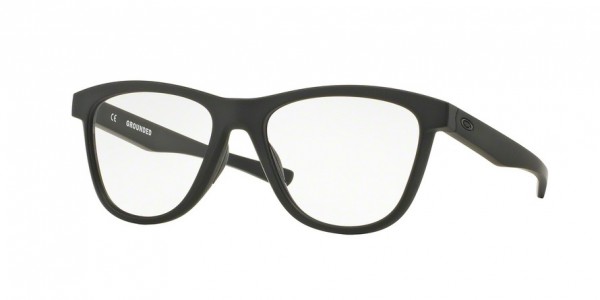 Oakley OX8070 GROUNDED Eyeglasses, 807006 SATIN BLACK (BLACK)