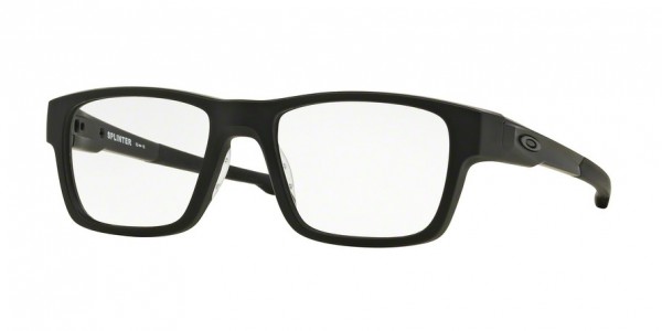 Oakley OX8077 SPLINTER Eyeglasses, 807701 SATIN BLACK (BLACK)