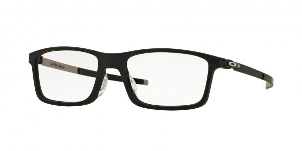 Oakley OX8096 PITCHMAN (A) Eyeglasses, 809601 PITCHMAN (A) SATIN BLACK (BLACK)