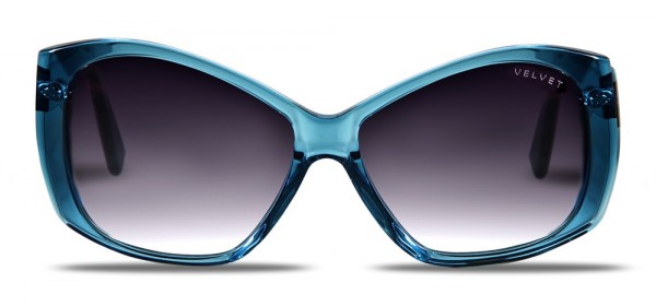 Velvet Eyewear Lucy Sunglasses, Aqua (V012AQ05)