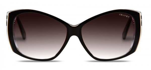 Velvet Eyewear Lucy Sunglasses, Dark Boa (V012DB01)