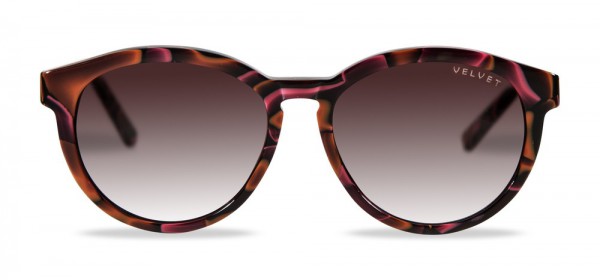 Velvet Eyewear Bella Sunglasses, Red Lava (V014RL01)