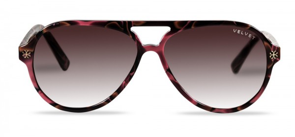 Velvet Eyewear Ava Sunglasses, Red Lava (V015RL01)