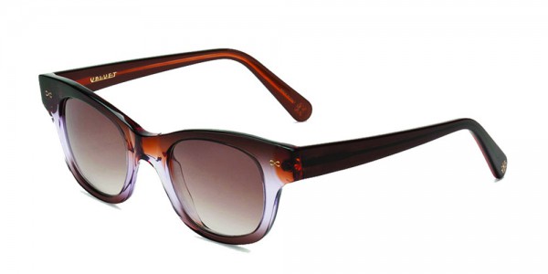 Velvet Eyewear Betty Sunglasses, Purple Crystal (V011PC01)