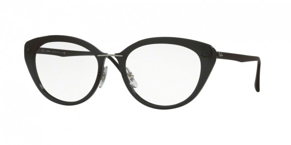 Ray-Ban Optical RX7088 Eyeglasses, 2000 SHINY BLACK (BLACK)