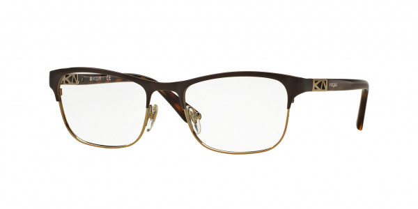 Vogue VO3996 Eyeglasses, 997 BROWN/PALE GOLD (BROWN)