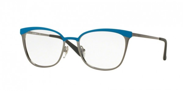 Vogue VO3999 Eyeglasses, 998S MATTE BLUE/BRUSHED GUNMETAL (BLUE)