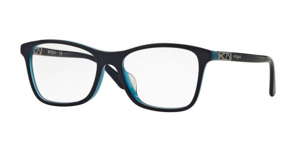 Vogue VO5028F Eyeglasses, 2388 TOP DARK BLUE/BLUE TRANSP (BLUE)