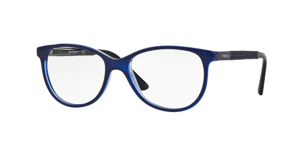 Vogue VO5030 Eyeglasses, 2384 TOP BLUE/VIOLET TRANSPARENT (BLUE)