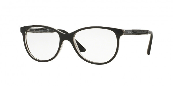 Vogue VO5030 Eyeglasses, W827 TOP BLACK/TRANSPARENT (BLACK)
